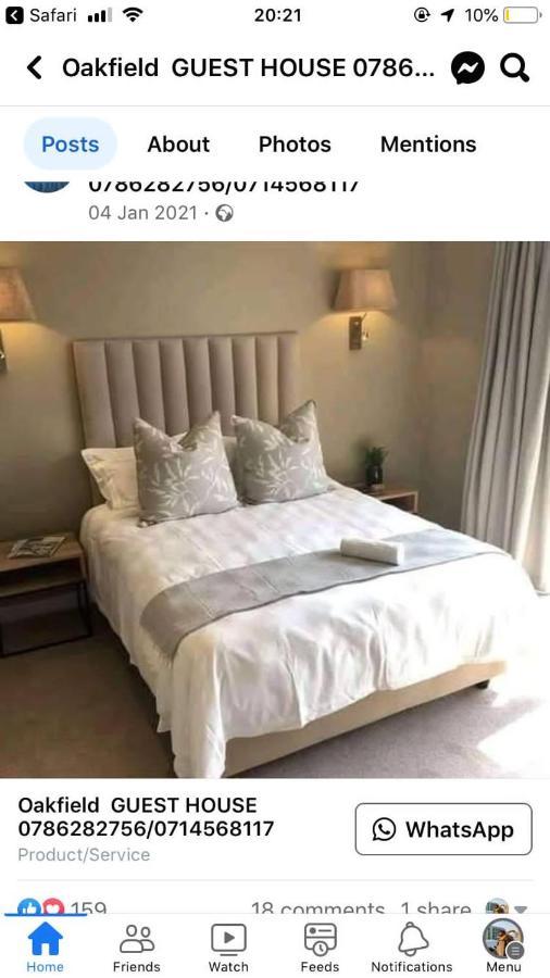 Oakfield Lounge Hotell Benoni Exteriör bild